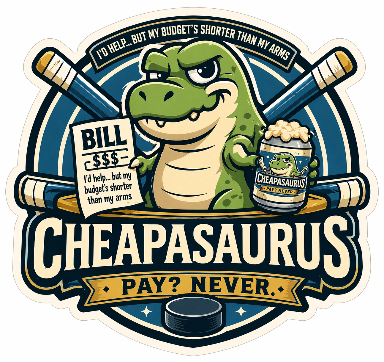 Cheapasaurus — logo transparent